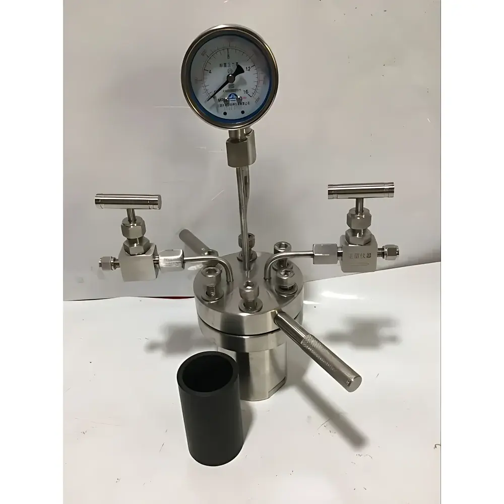 Zhengxin PFM-Series High-Pressure Hydrothermal Reactor with Precision Inlet/Exhaust Needle Valves and Integrated Pressure Gauge