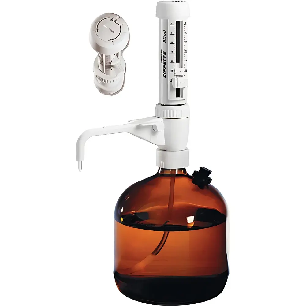 VWR Jencons Adjustable Burette-Style Bottle Top Dispenser Model 613-4005