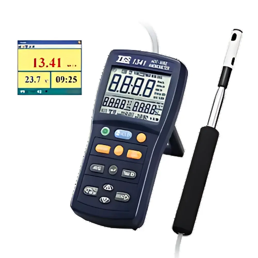 TES-1341 Hot-Wire Anemometer with Data Logging