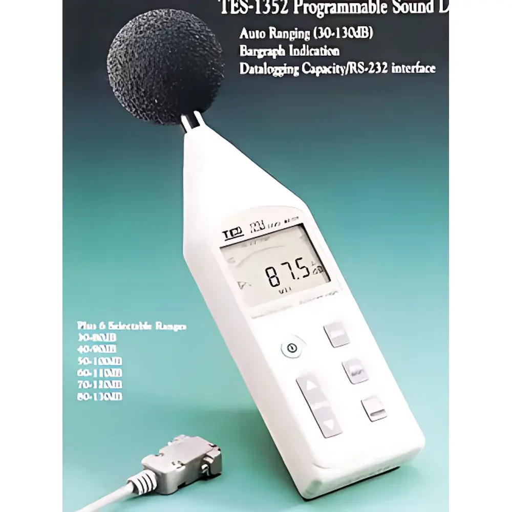 TES-1352 Programmable Sound Level Meter
