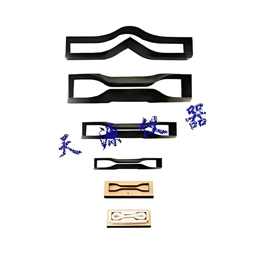 GB/T 529-2008 Compliant TianYuan ASTM-Style Rubber Dumbbell & Right-Angle Tear Specimen Cutter