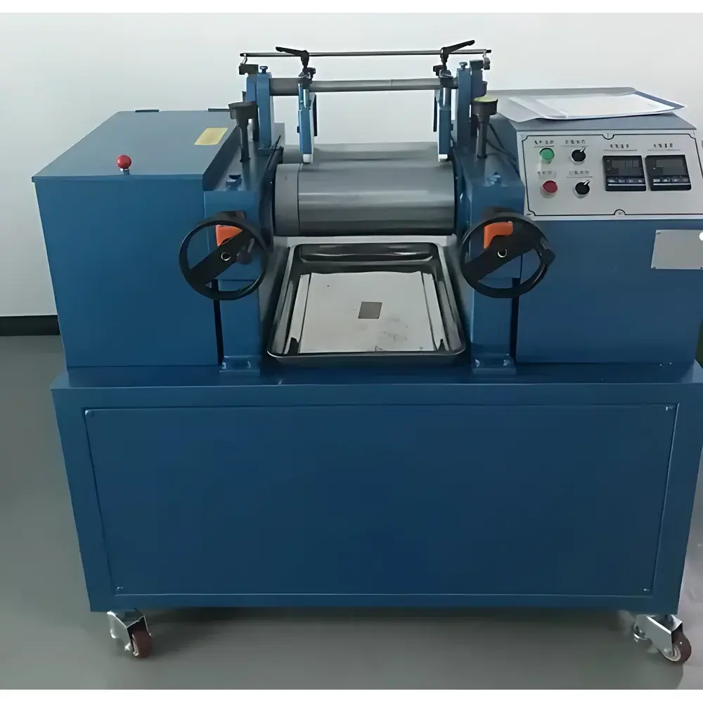 TianYuan TY-7006B Open Two-Roll Mill (Analog Control / Electrically Heated / Single-Speed)
