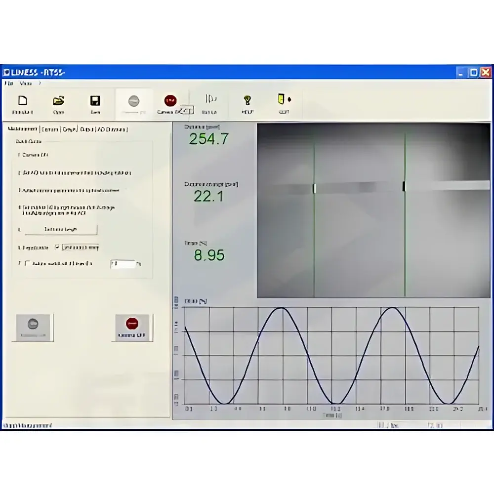 RTSS High-Resolution / High-Speed Video Extensometer