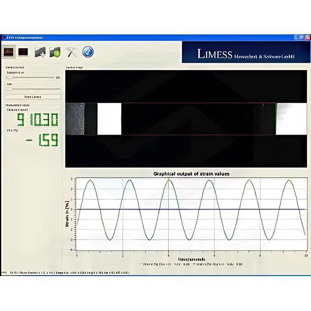 RTSS High-Resolution / High-Speed Video Extensometer