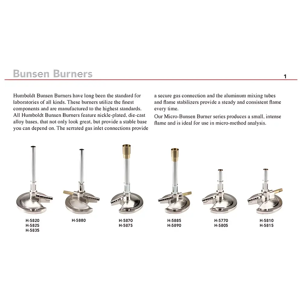 Humboldt H-6240C Tirril-Style High-Temperature Combustion Burner