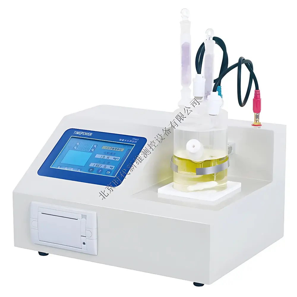 TimePower TP553 Coulometric Karl Fischer Moisture Titrator for Oil and Liquid Samples