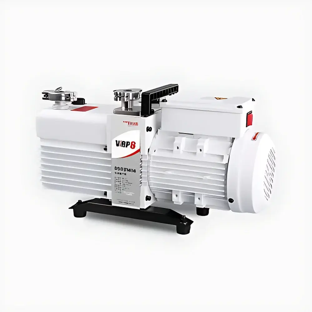 Titan VRP-8 Dual-Stage Rotary Vane Vacuum Pump with KF16 Flange (220 V AC)