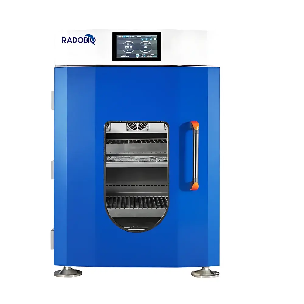RADOBIO Stab MaxT Vertical Dual-Layer Full-Temperature Orbital Shaker Incubator