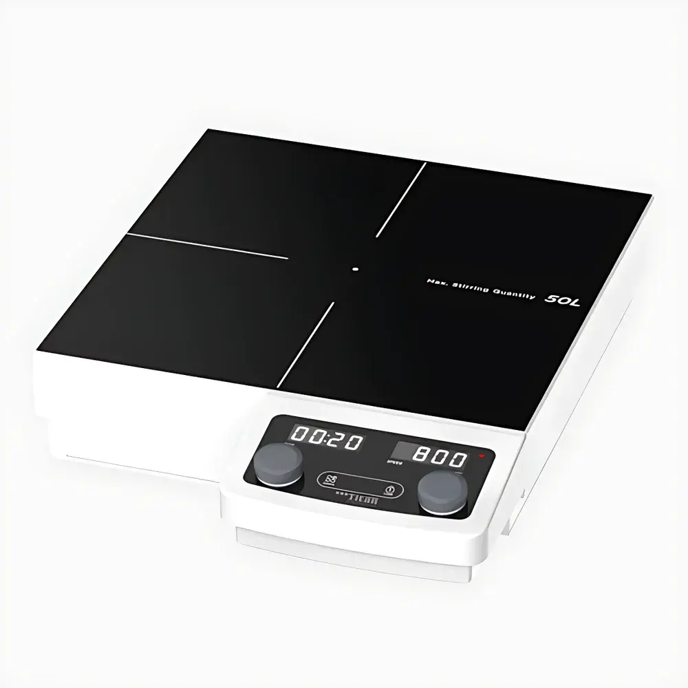 Titan MS-50L Heavy-Duty Magnetic Stirrer with Integrated Heating Plate