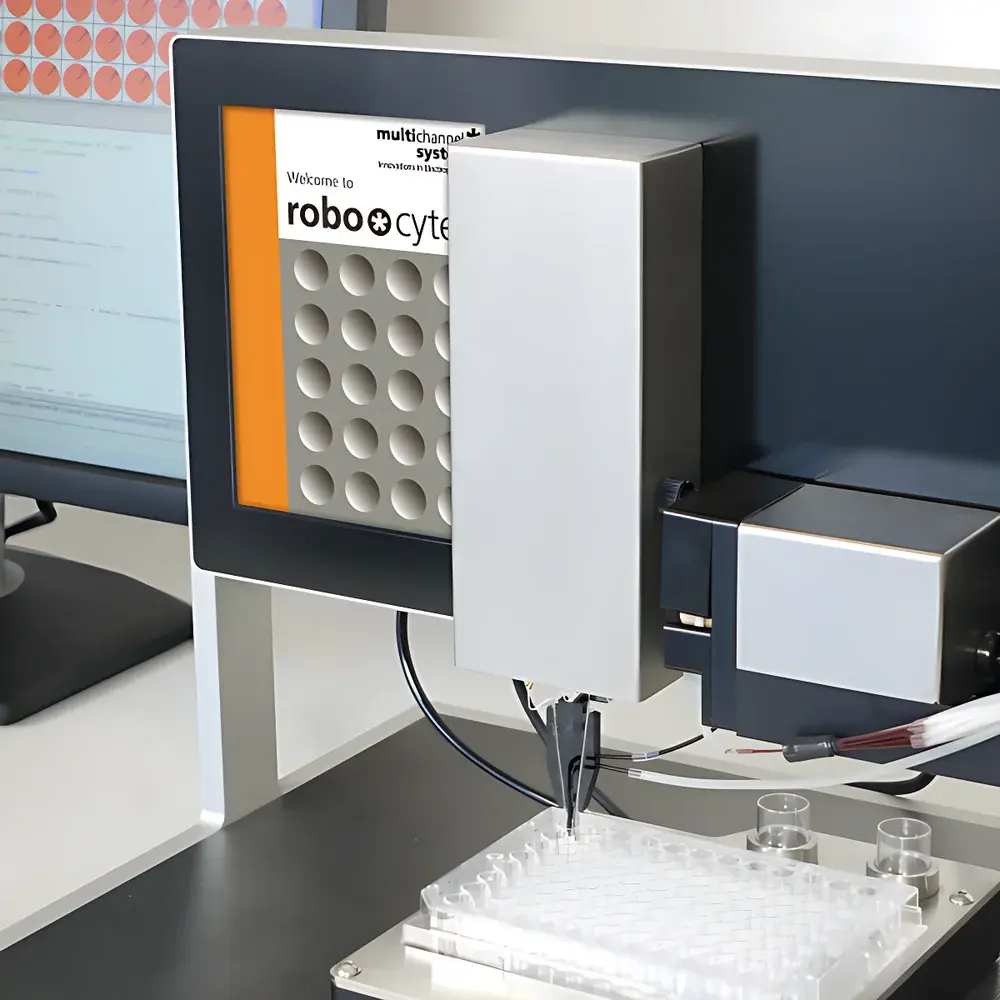 Multi Channel Systems Roboocyte2 Automated Xenopus Oocyte Two-Electrode Voltage Clamp (TEVC) Screening System