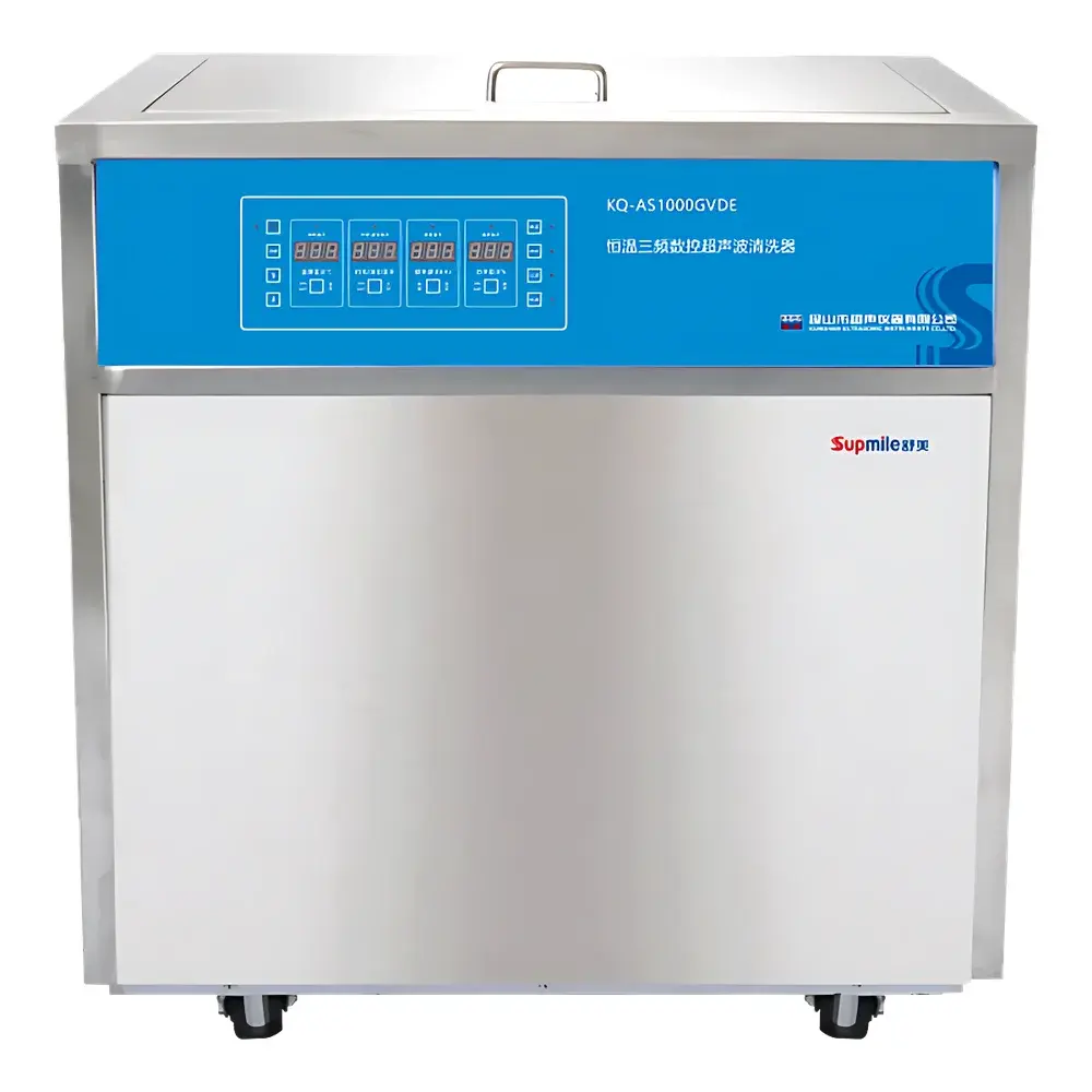 Shumei KQ-AS1000GVDE Triple-Frequency Programmable Temperature-Controlled Ultrasonic Cleaner