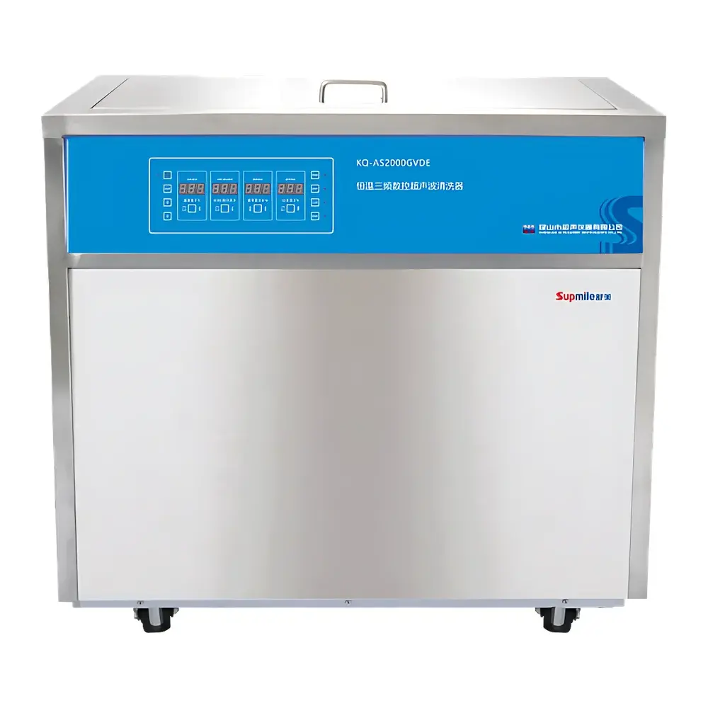 SHUMEI KQ-AS2000GVDE Triple-Frequency Programmable Temperature-Controlled Ultrasonic Cleaner