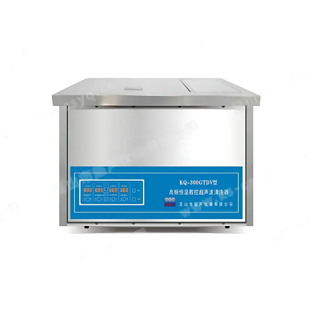 Shumei KQ-300GTDV Benchtop High-Frequency Programmable Ultrasonic Cleaner with Digital Temperature Control