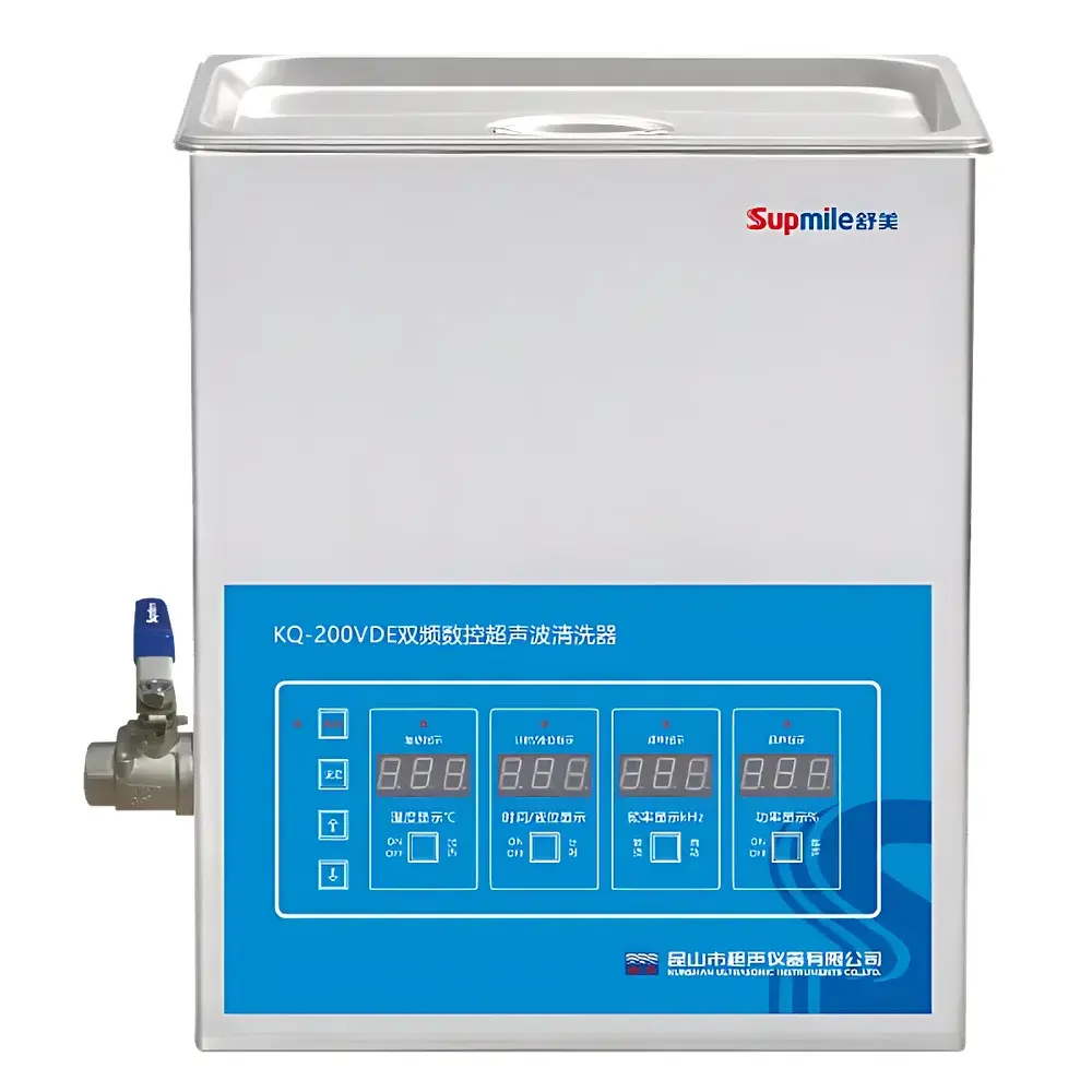 Shumei KQ-200VDE Dual-Frequency Digital Ultrasonic Cleaner
