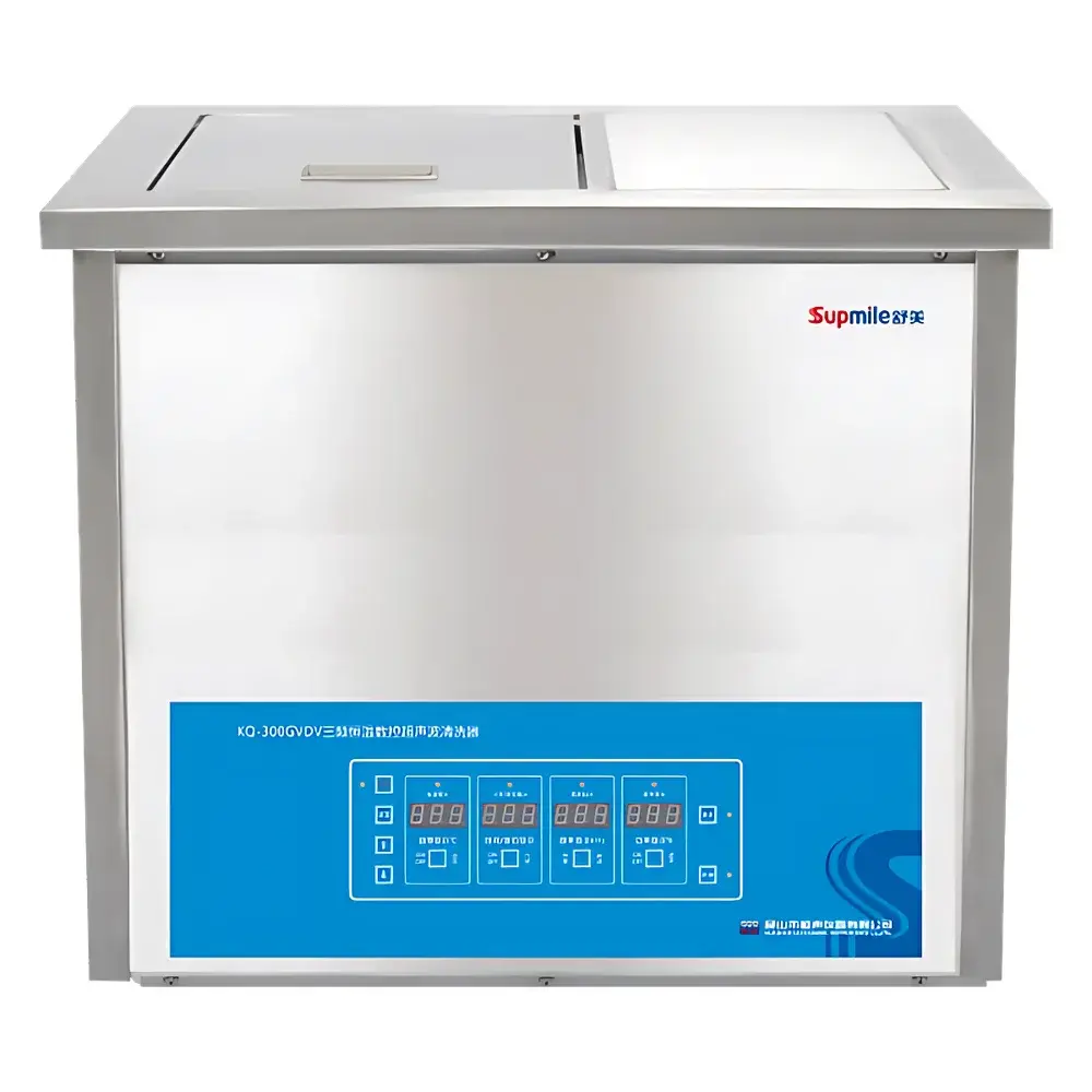 Shumei KQ-300GVDV Benchtop Tri-Frequency Programmable Temperature-Controlled Ultrasonic Cleaner