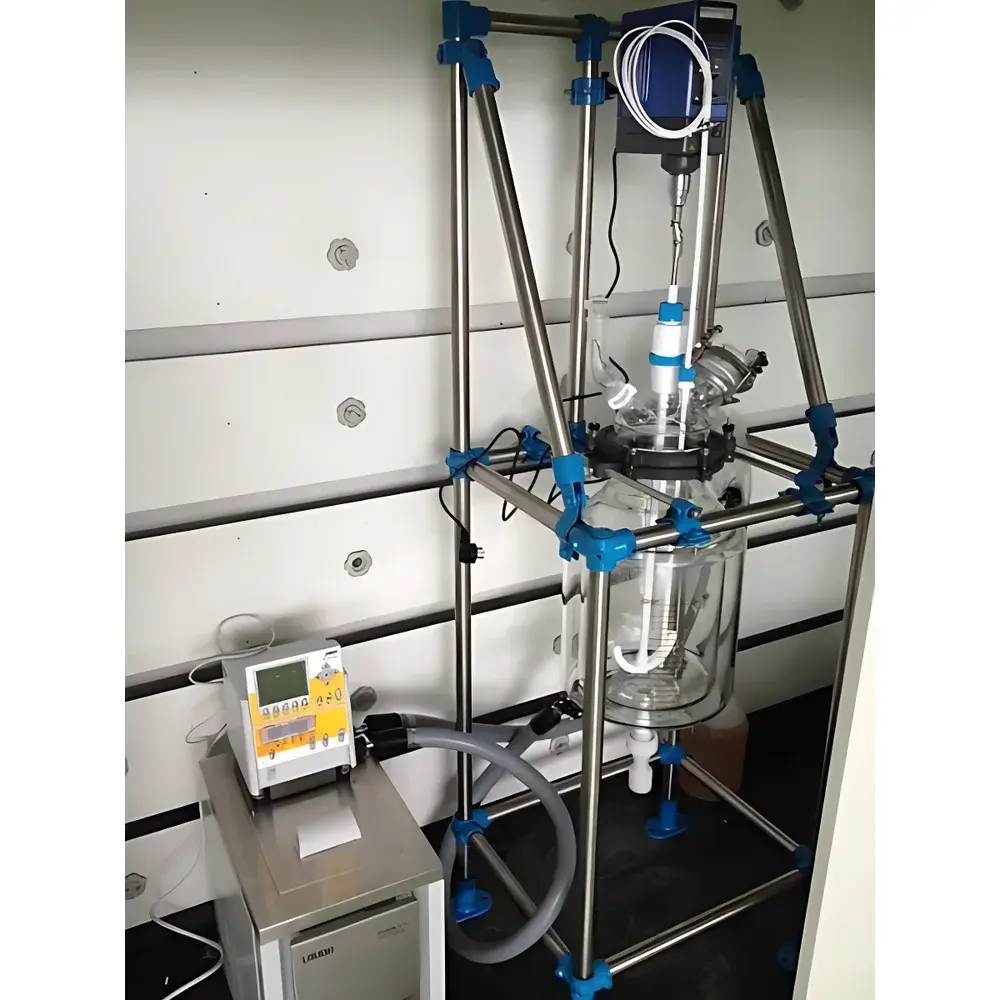 LENZ Kilogram-Scale Glass Reactor (DURAN® Borosilicate Glass, Jacketed)