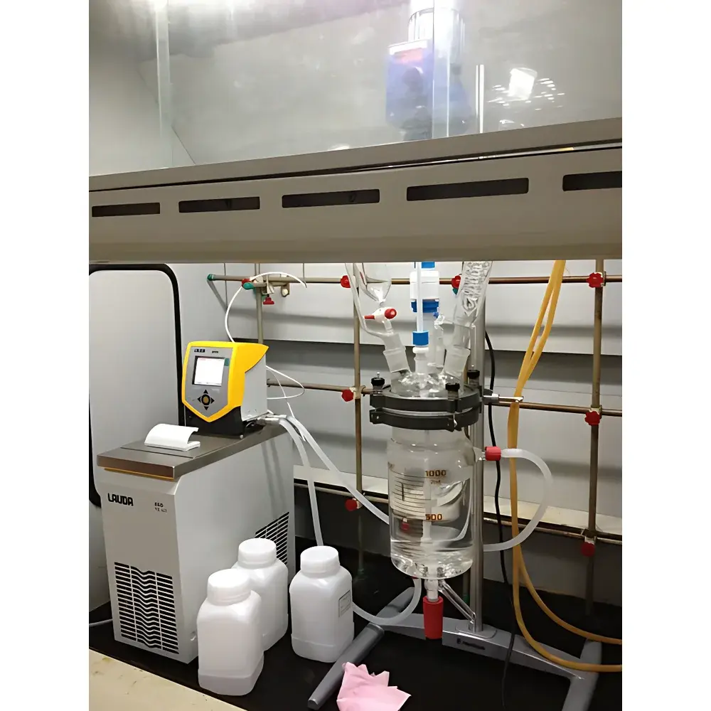 LENZ DURAN Glass Reactor with Double-Jacketed Design