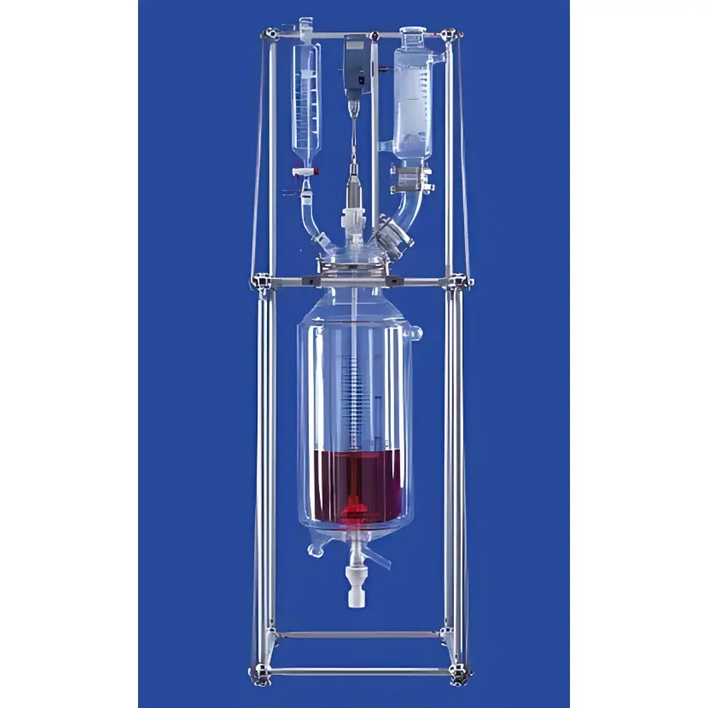 LENZ DURAN Glass Reactor with Double-Jacketed Design