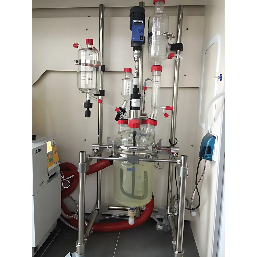 DIEHM DV-Series Medium-Scale Borosilicate Glass Reactor