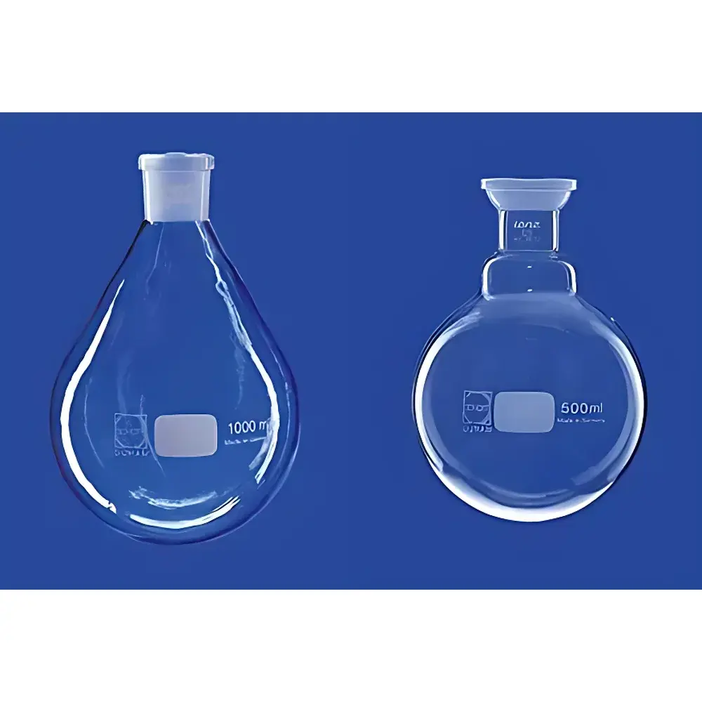 LENZ Rotational Evaporator Pear-Shaped Flask & Receiving Flask Set