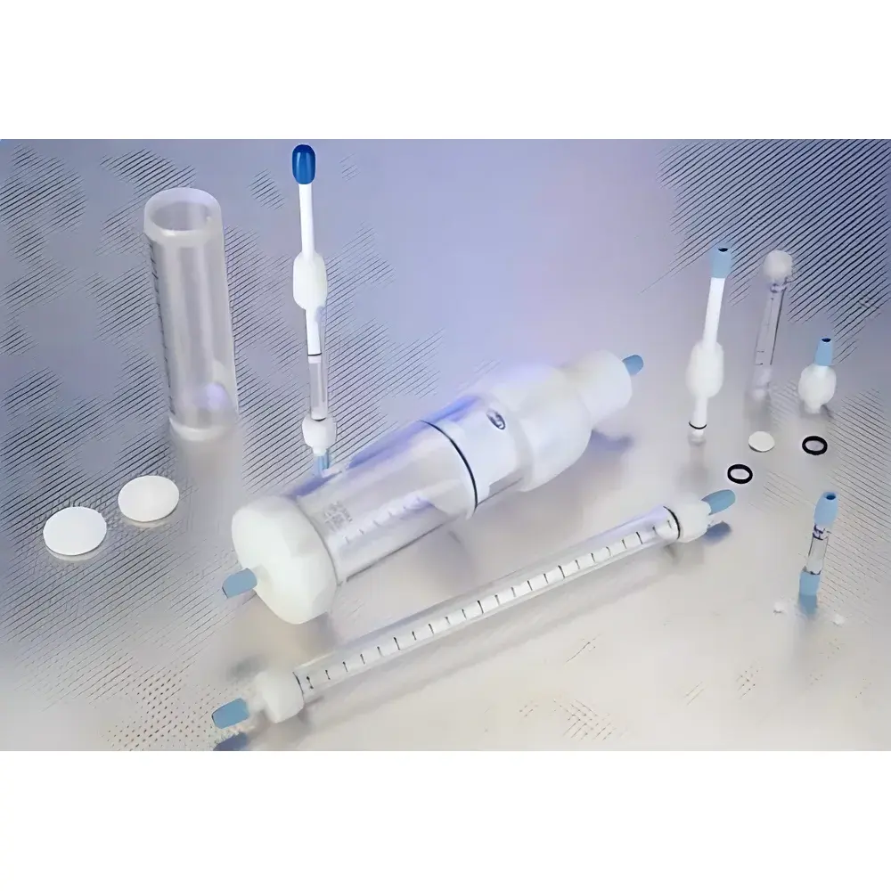 Omnifit EZ Series Medium-Pressure Glass Chromatography Columns (Model 006EZ-10-25-FF) by Sanotac — UK-Manufactured Protein Purification Columns for AKTA, NGC & Biolot Systems