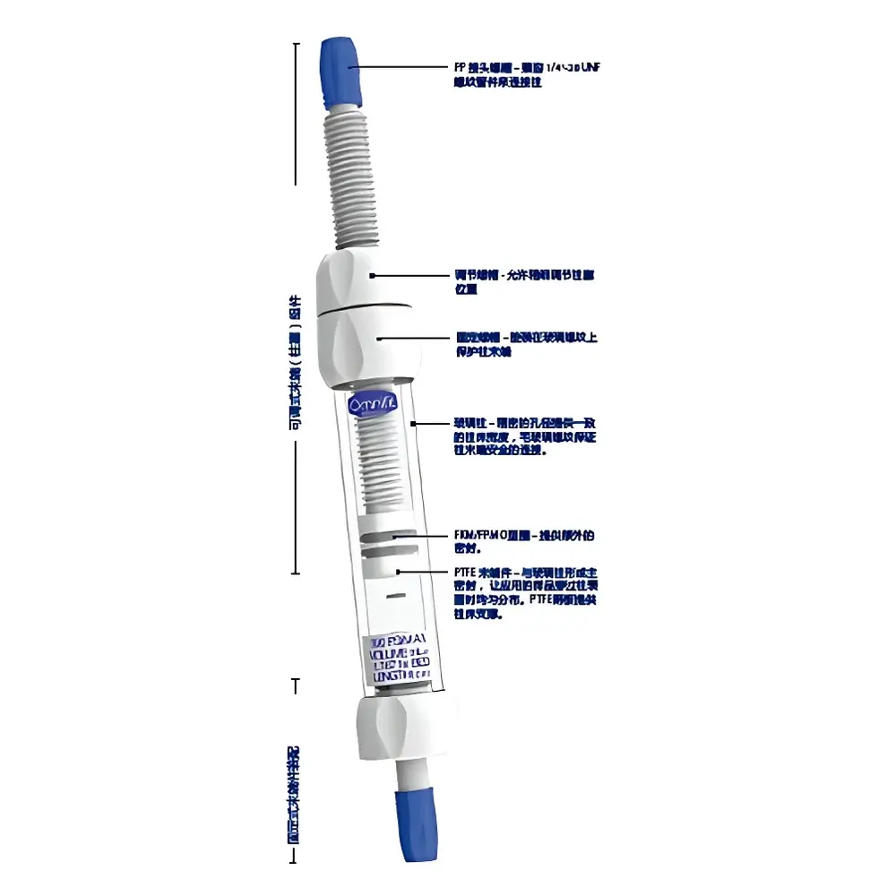 Omnifit 006BCC-15-25-AF Medium-Pressure Axial Compression Glass Chromatography Column