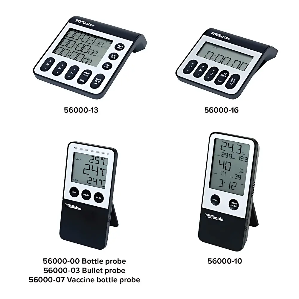 Traceable® 56000-10 Multi-Channel Temperature & Humidity Data Logger with Real-Time Clock
