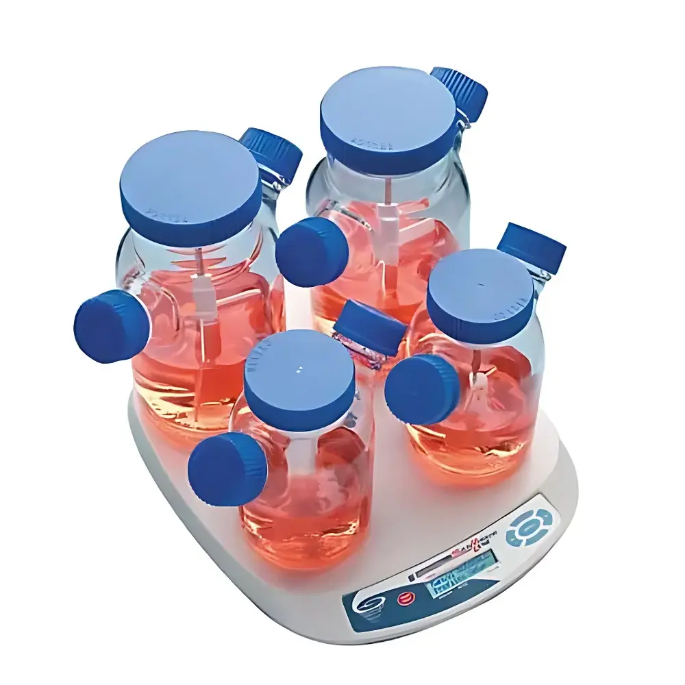 MegaMag Genie SI-3002 MultiMagstir Genie Programmable 4-Position Magnetic Stirrer
