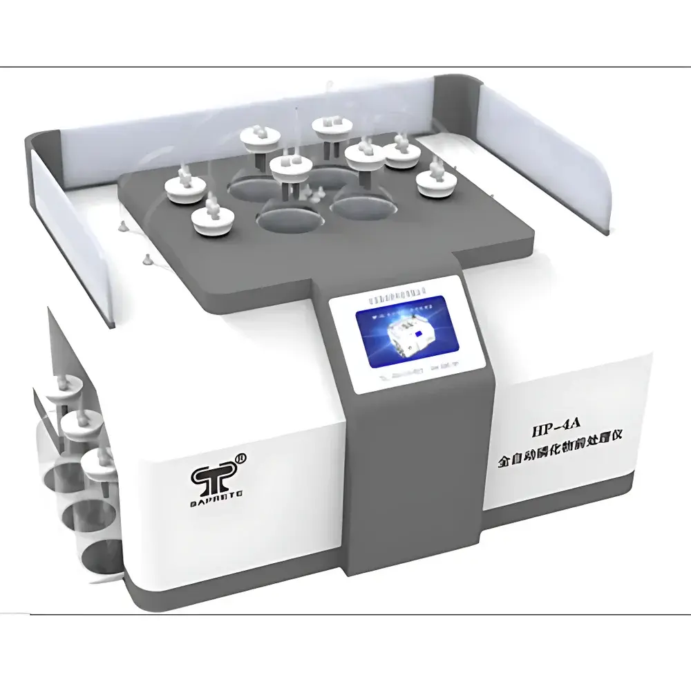 Saprete HP-4A Automated Phosphine Distillation and Absorption System for Grain and Oil Testing