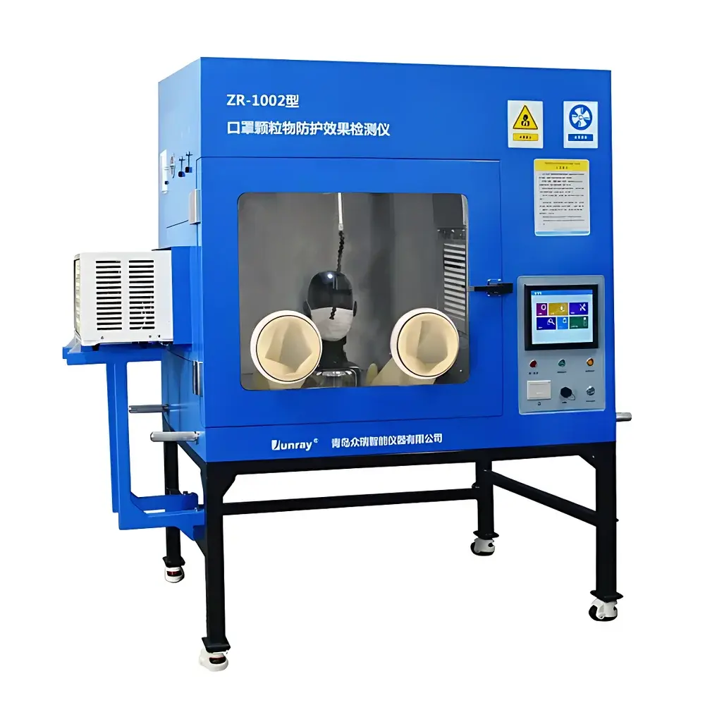 Junray ZR-1002 Aerosol Filtration Efficiency and Breathing Resistance Tester