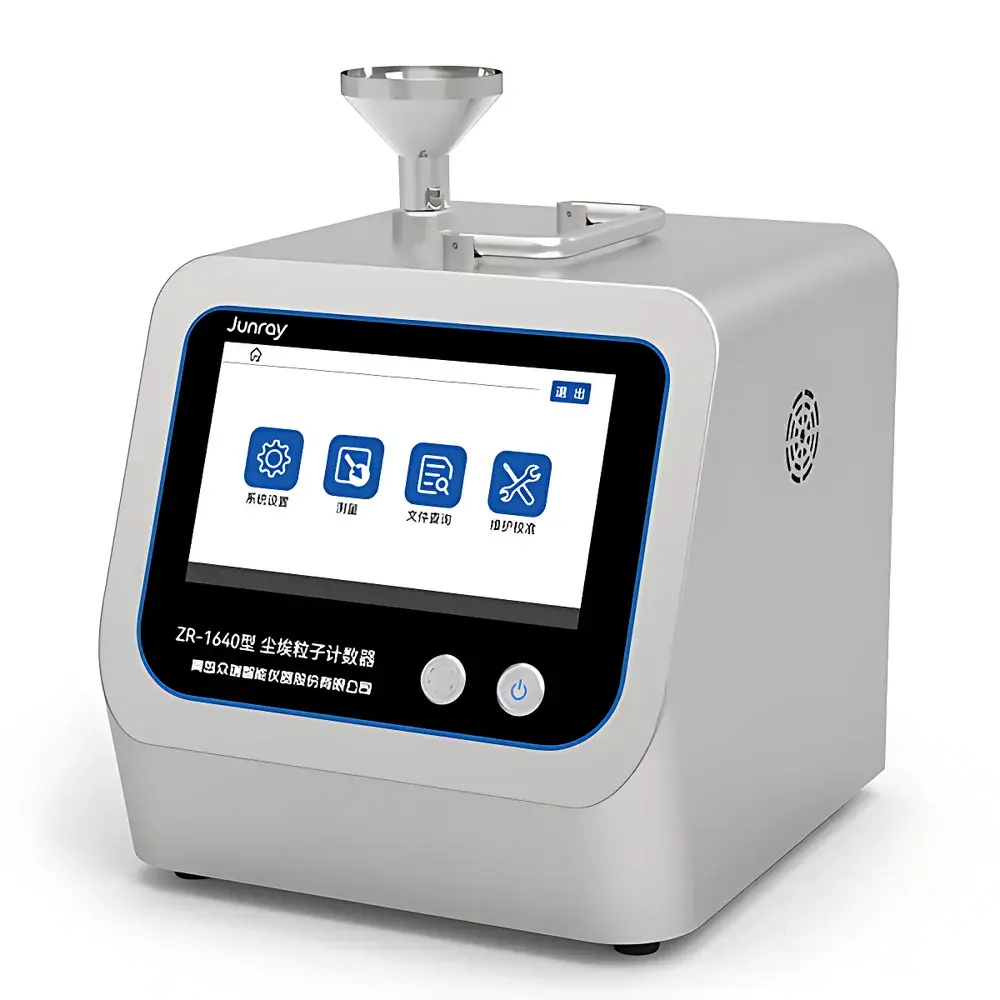 Junray ZR-1640 Stainless Steel Portable Airborne Particle Counter with Triple-Level User Management and Audit Trail