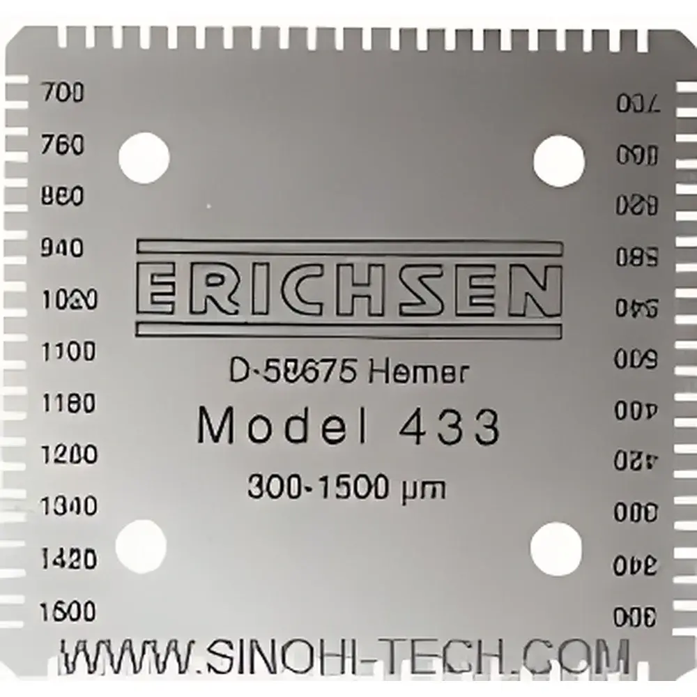 Erichsen #233 / #296 Mechanical Coating Thickness Gauge (Dry & Wet Film)