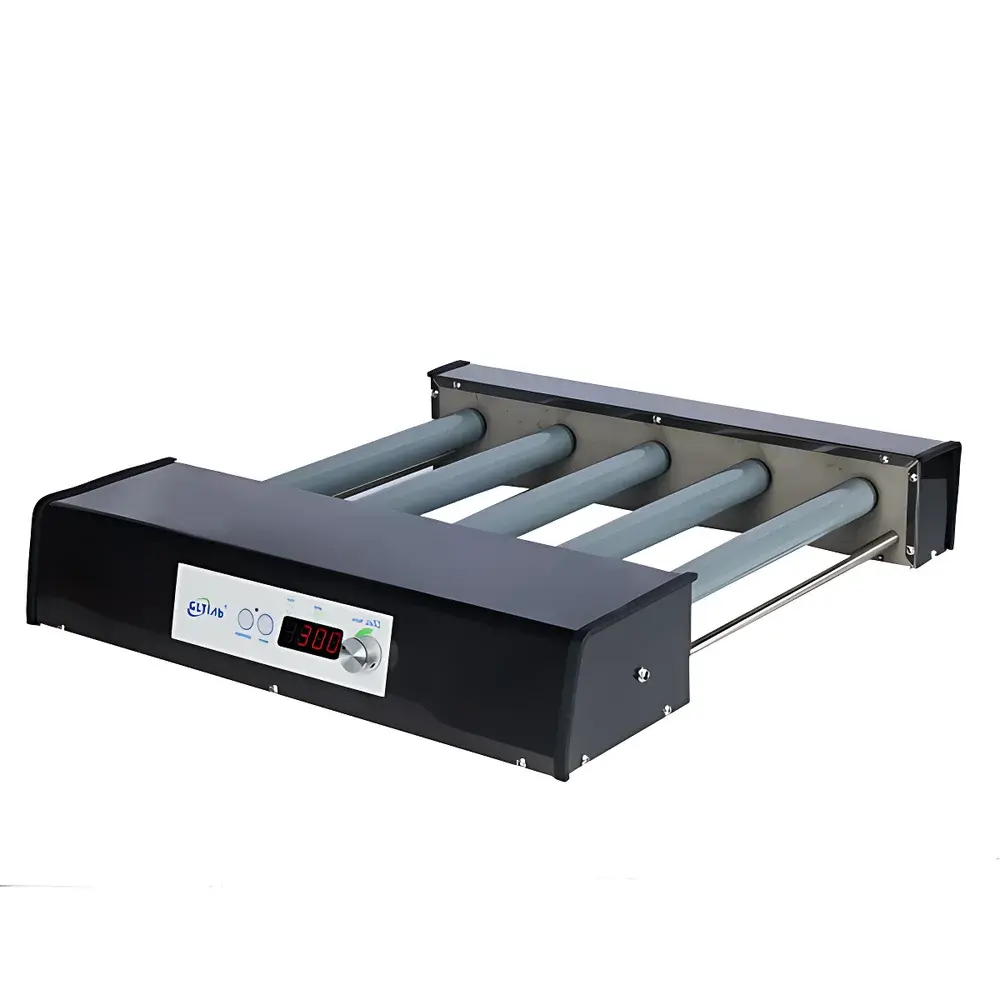 GLTLab TR-10C High-Capacity Reversible Roller Mixer for Battery Slurry Homogenization