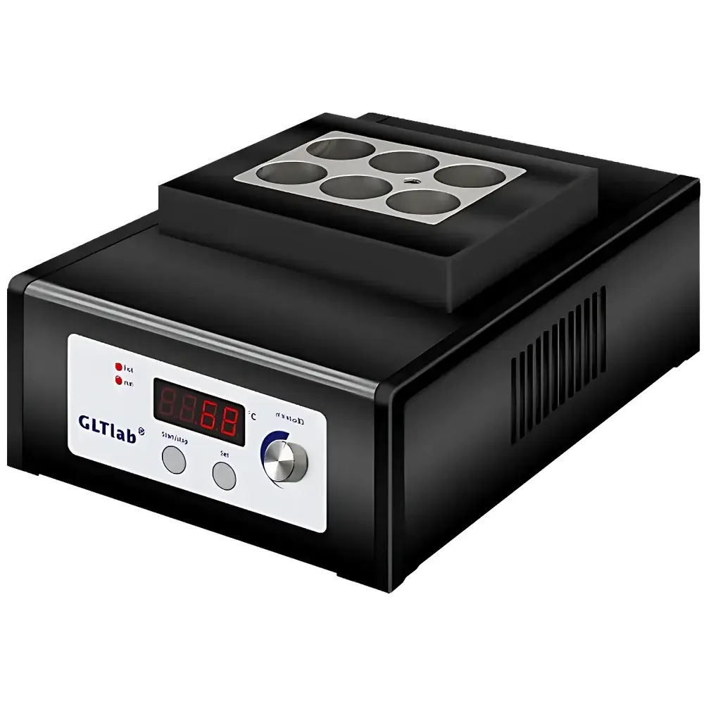 GLTlab BH-601M Mini Stainless Steel Digital Constant-Temperature Metal Bath