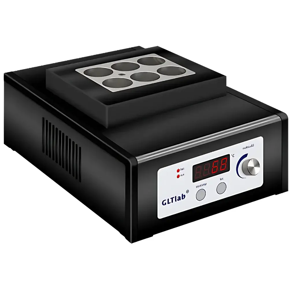 GLTlab BH-601M Mini Stainless Steel Digital Constant-Temperature Metal Bath