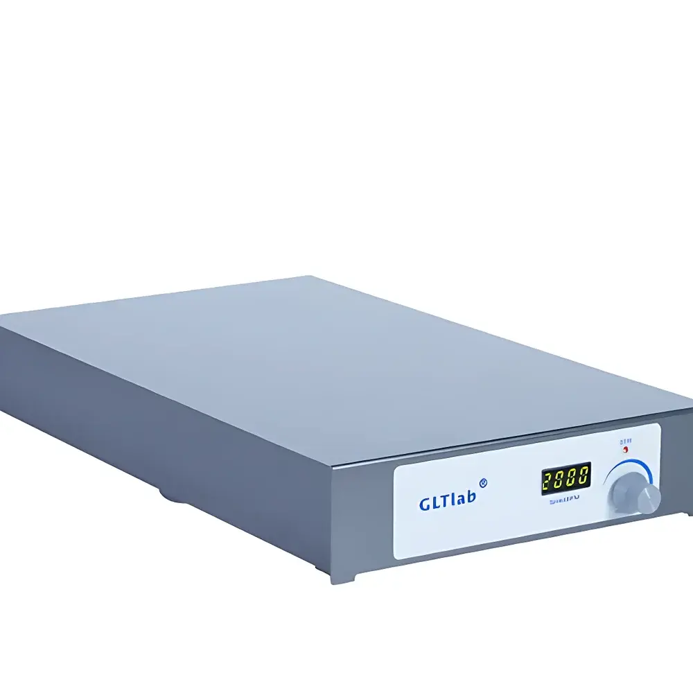 GLTlab SS-6N-500 Six-Position Thin-Profile Magnetic Stirrer with 500 mL Capacity per Position