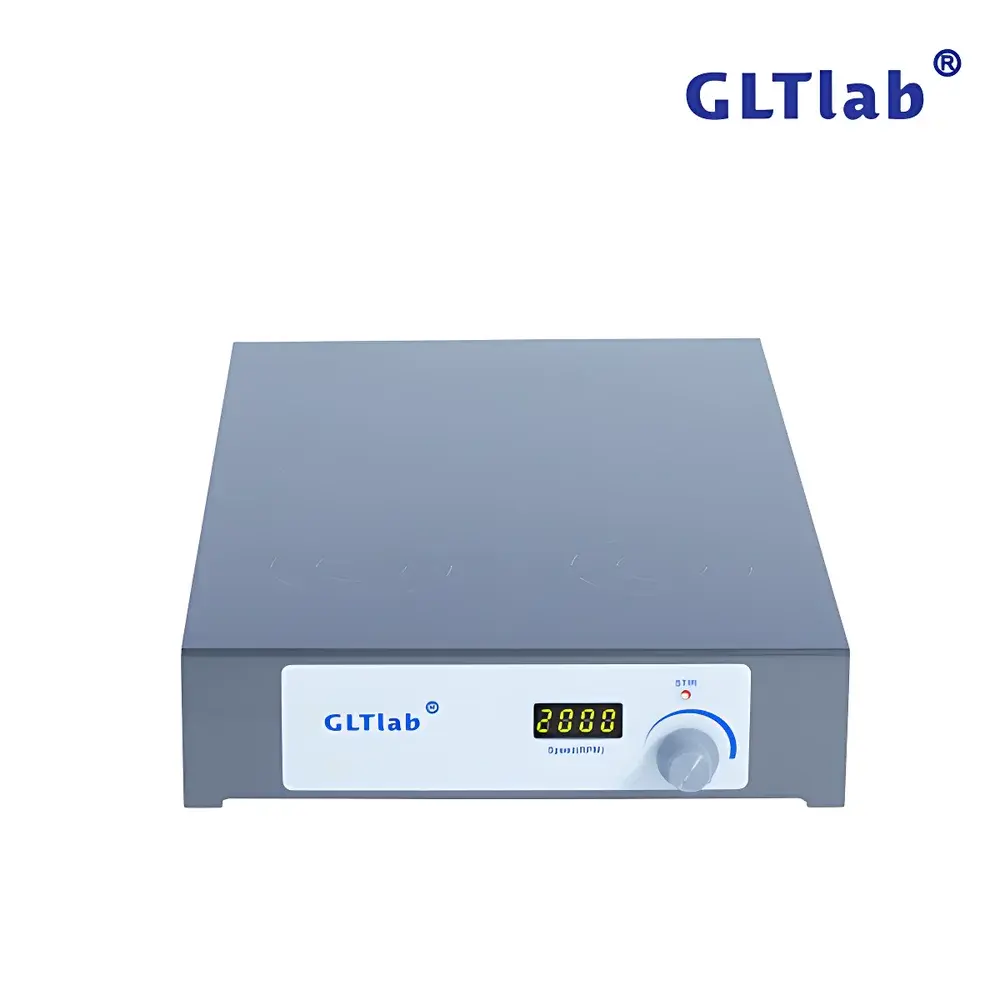 GLTlab SS-6N-500 Six-Position Thin-Profile Magnetic Stirrer with 500 mL Capacity per Position