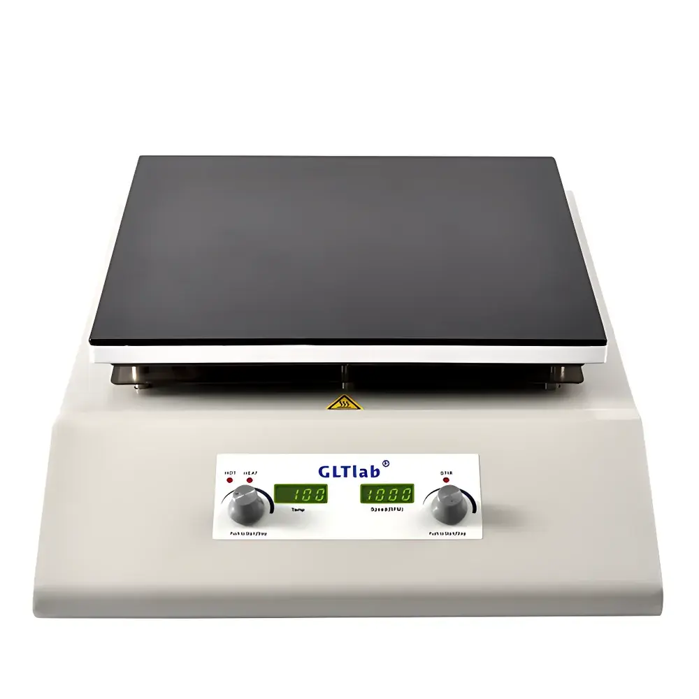 GLTlab SHC-2 12-Inch Ceramic-Plate Magnetic Stirrer with Integrated Heating