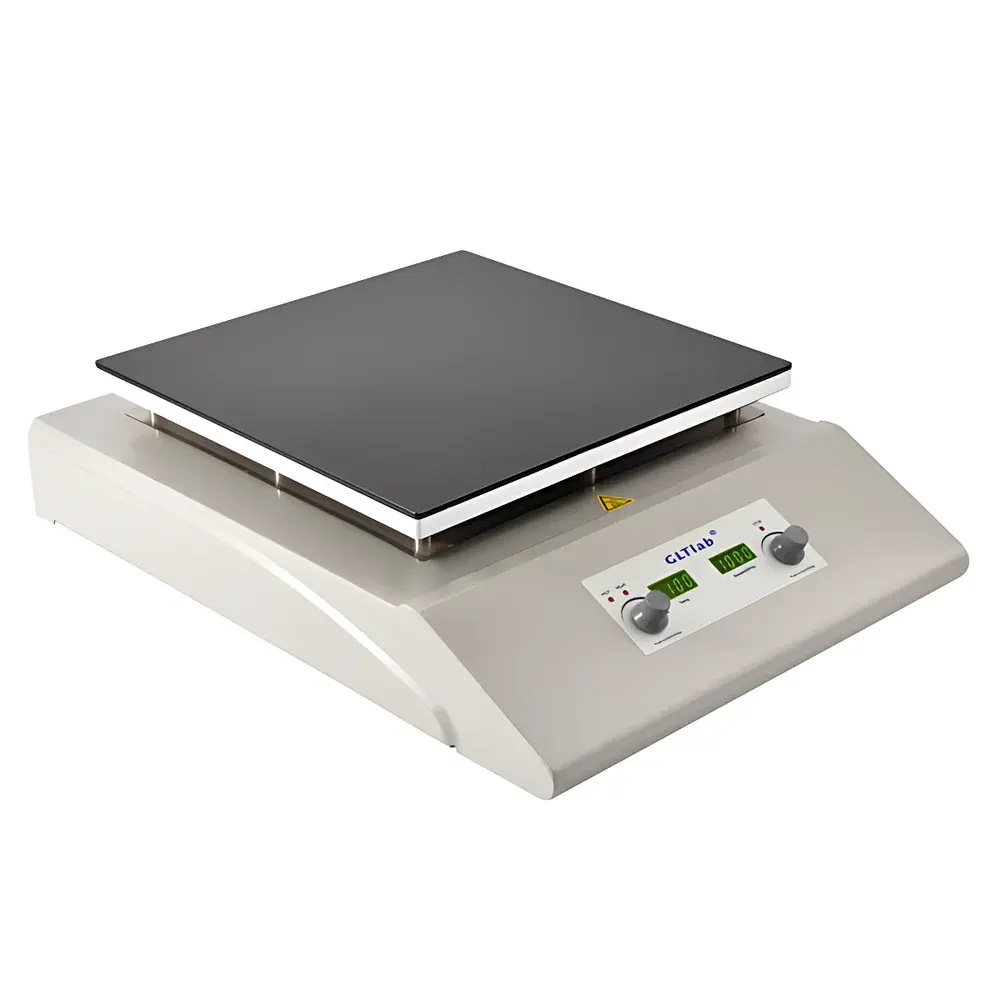 GLTlab SHC-2 12-Inch Ceramic-Plate Magnetic Stirrer with Integrated Heating