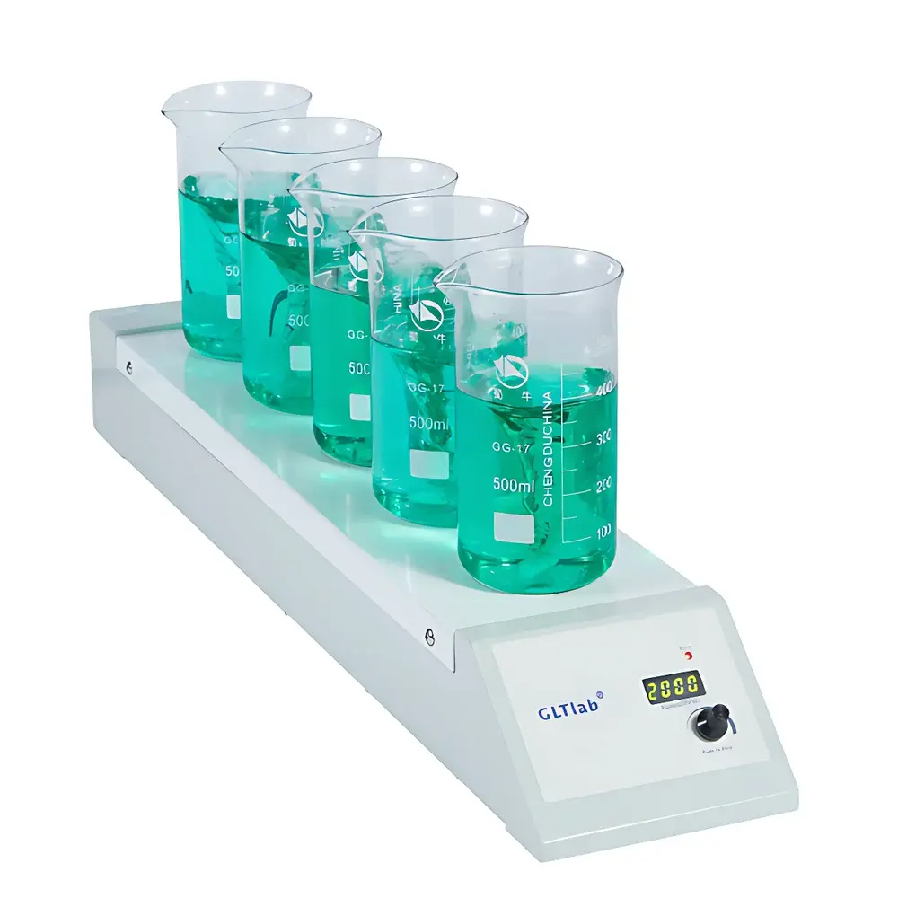 GLTLab SS-5N Five-Position Digital Magnetic Stirrer