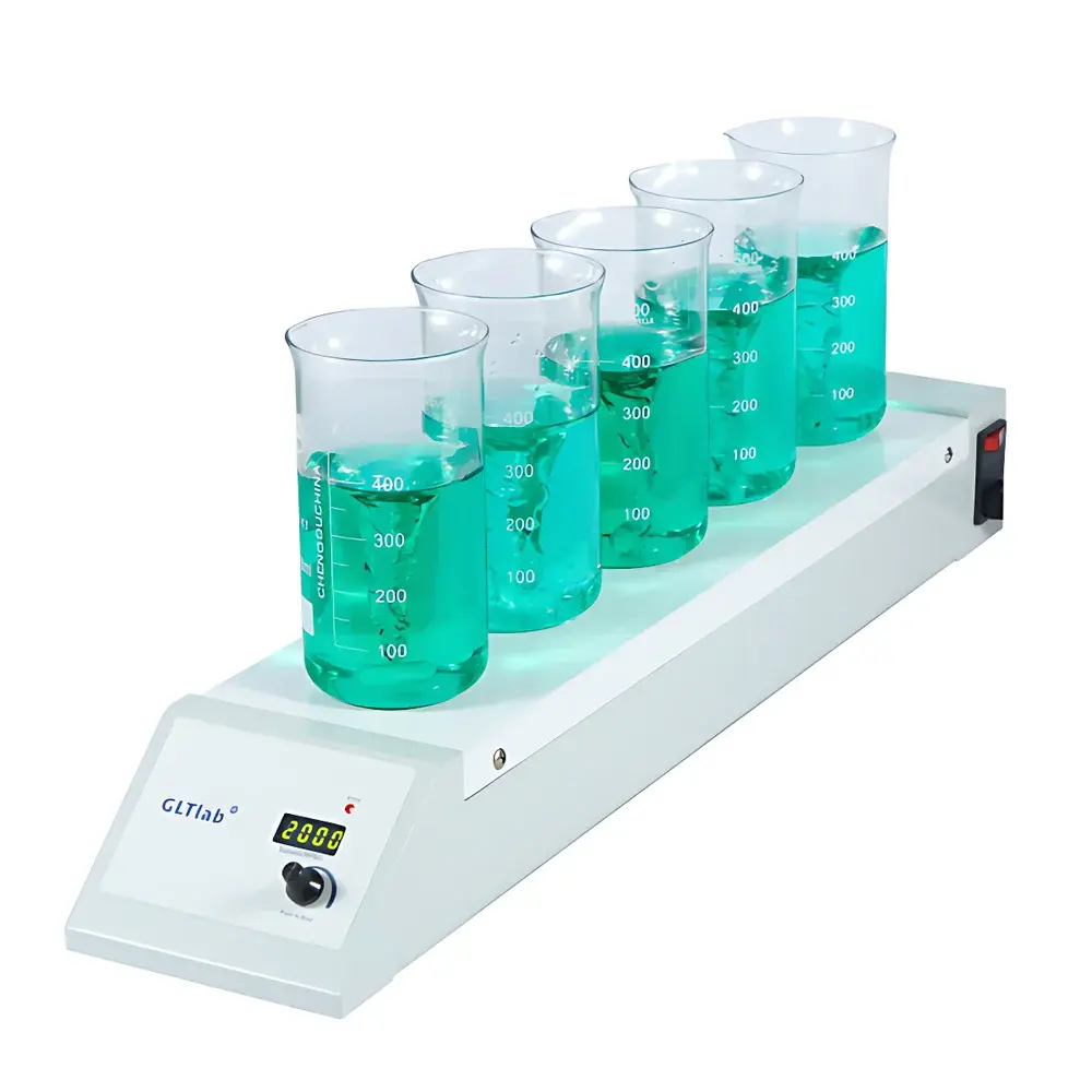 GLTLab SS-5N Five-Position Digital Magnetic Stirrer