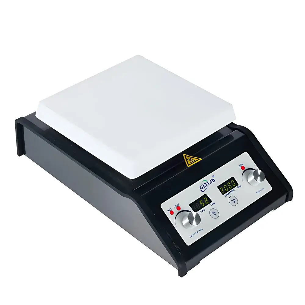 GLTlab SHA-1-SS Stainless Steel Constant-Temperature Magnetic Stirring Hot Plate with Oil/Water Bath Capability