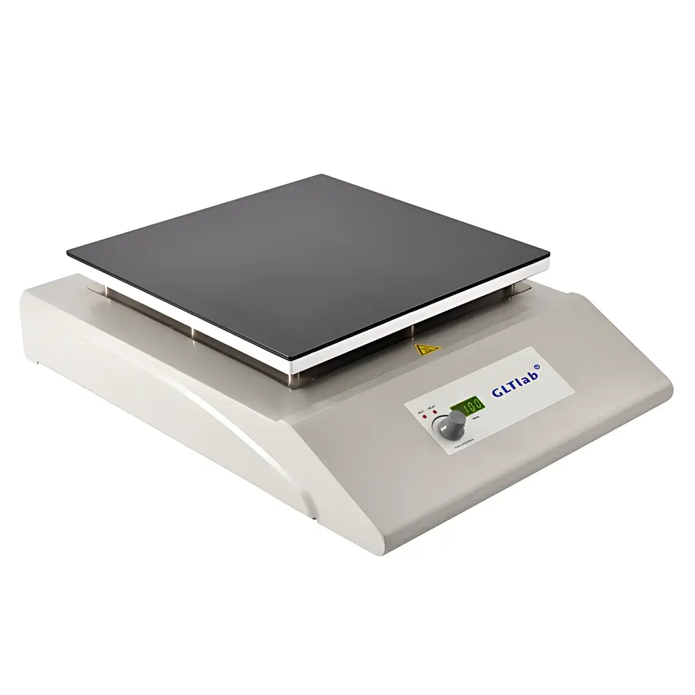 GLTLab SHC-1-2D Ceramic Hotplate with PID Temperature Control and Integrated Stirring