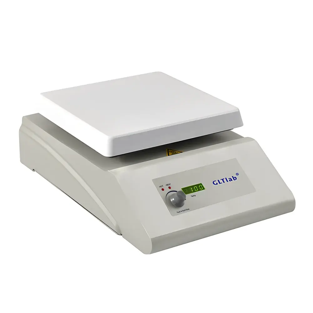 GLTlab HA-1 7-Inch Ceramic-Coated Aluminum Hotplate Magnetic Stirrer