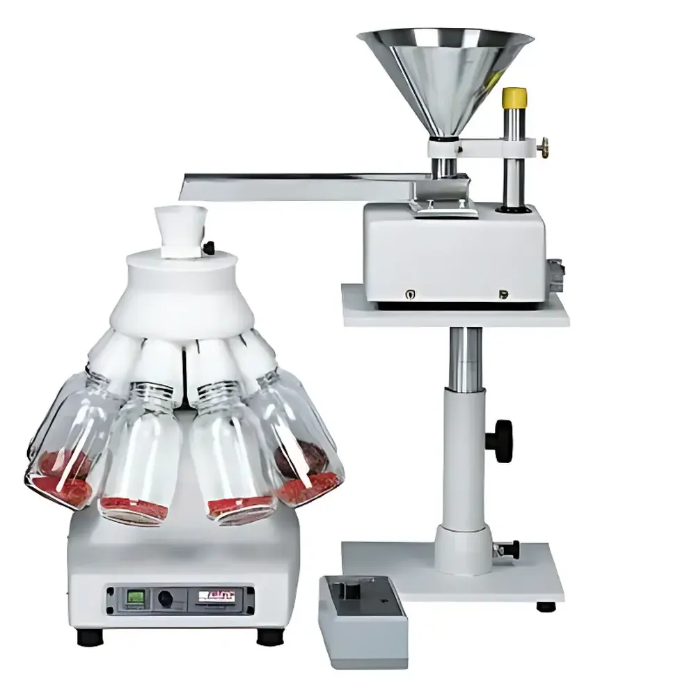 FRITSCH L-24 Vibratory Feeder & L-27 Rotary Sample Divider