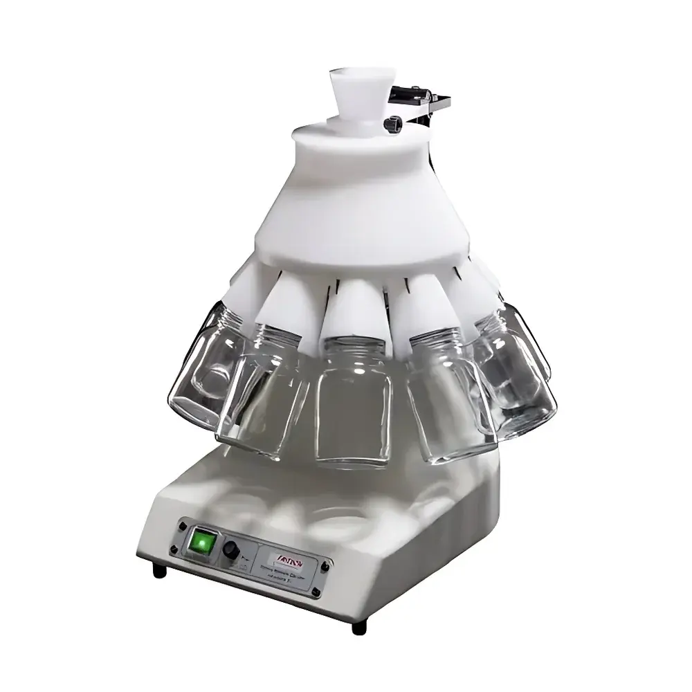 FRITSCH L-24 Vibratory Feeder & L-27 Rotary Sample Divider