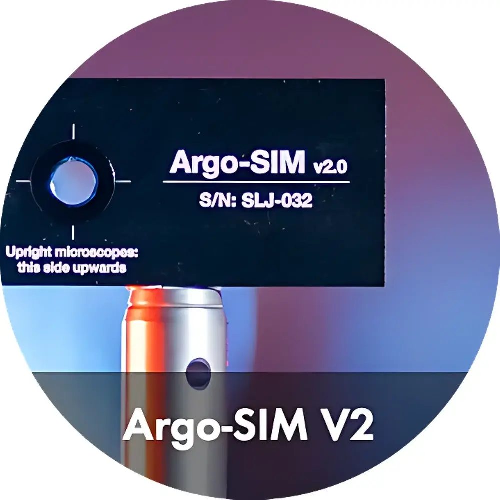 Argolight Argo-SIM V2 Super-Resolution Fluorescence Microscopy Calibration Slide