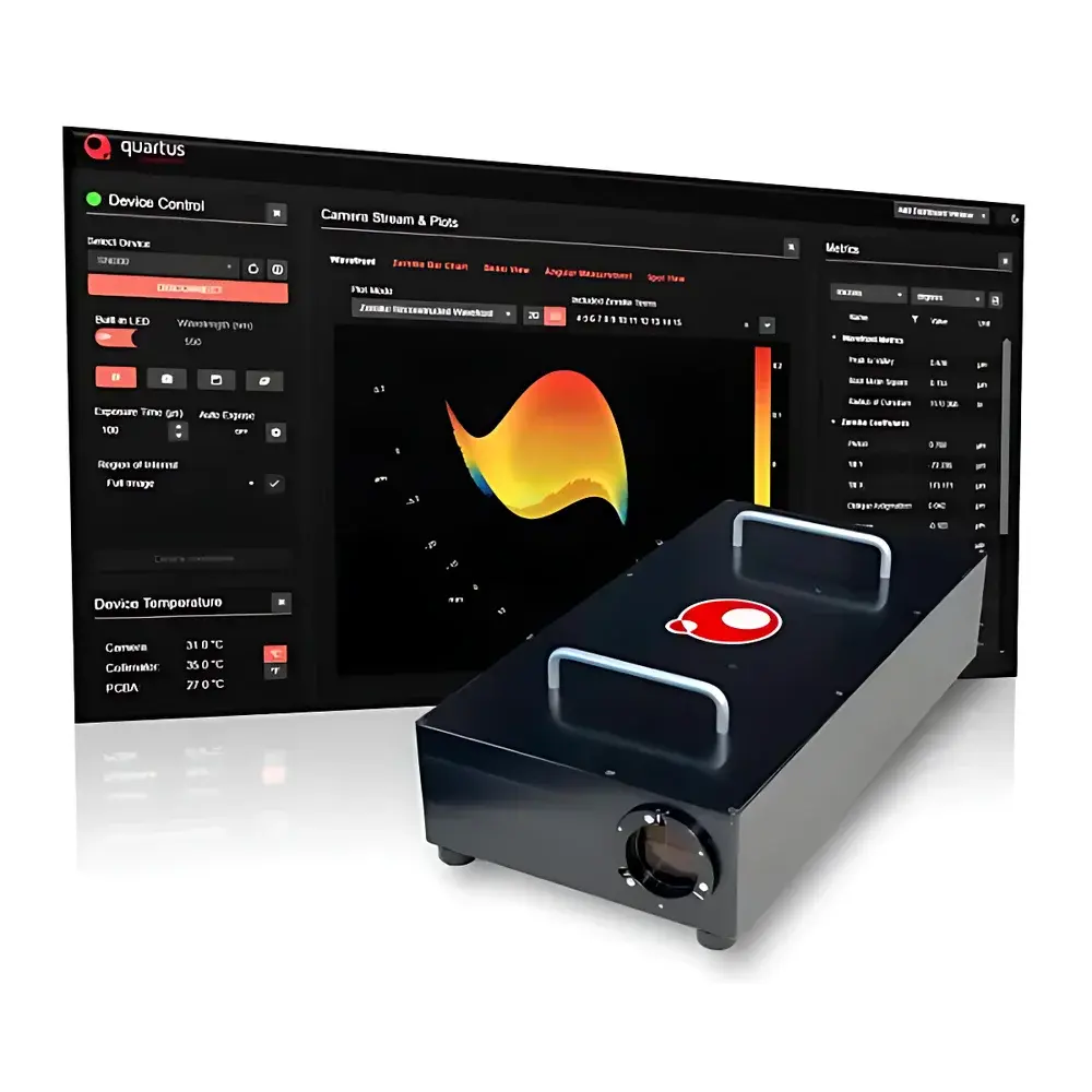 Auniontech QOQ Series Tri-Functional Optical Metrology System — Wavefront, Beam Angle & Surface Profile Analyzer