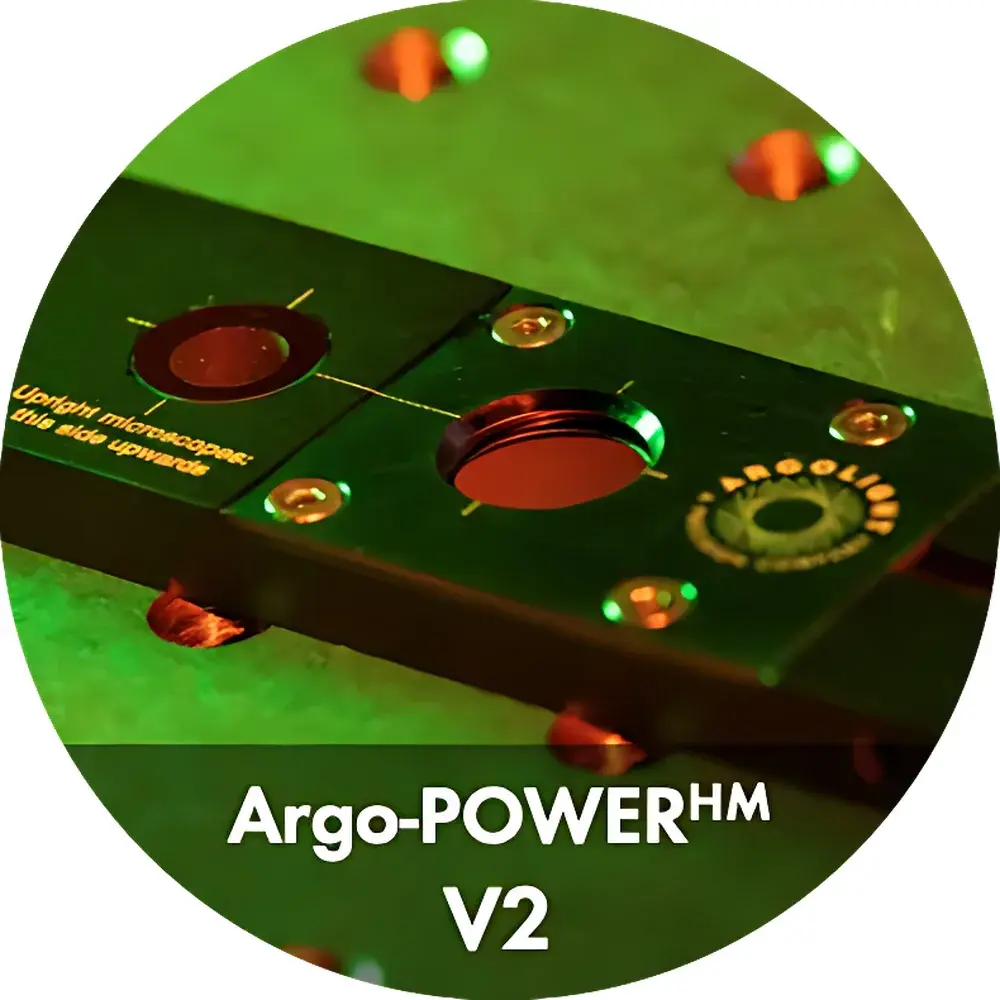 ARGOLIGHT Argo-POWER-HM Confocal Fluorescence Microscope Calibration Slide with Integrated Optical Power Meter