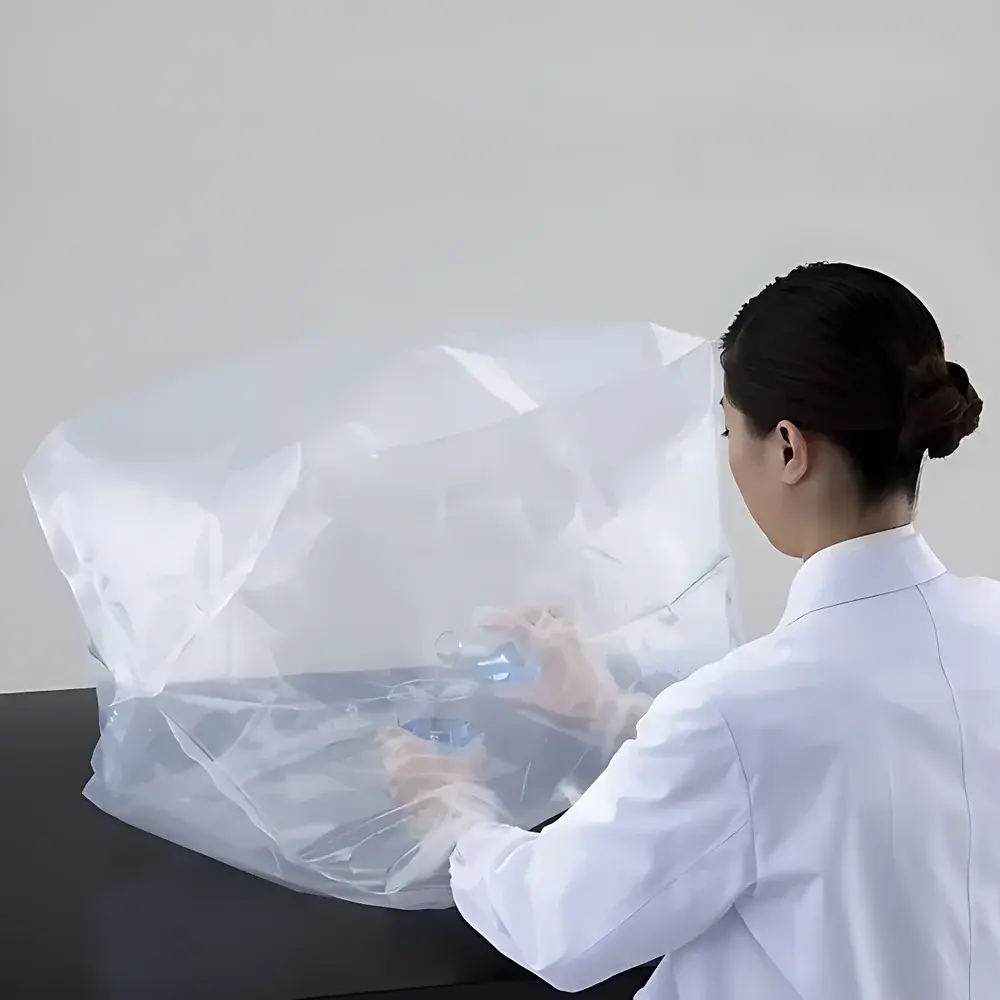 ASONE GBU-1N Compact Polyethylene Glove Box